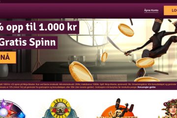 SimbaGames 25 Gratis Spinn & 1000 KR Velkomstbonus