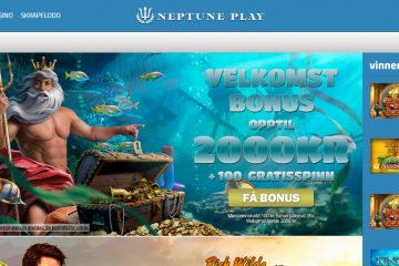 NeptunePlay 100 gratisspinn & 2000 KR Velkomstbonus