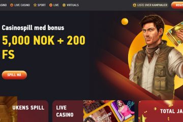 FezBet 200 gratis spinn & 5000 NOK Velkomstbonus