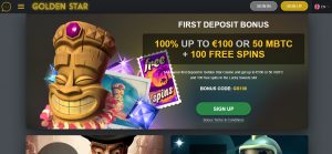 Goldenstar casino no deposit free spins bonus code