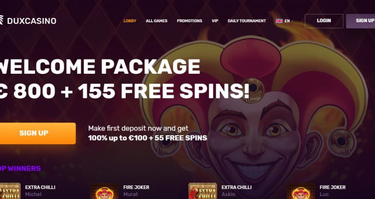 duxcasino gratis spin tiradas ilmaiskierrosta rodadas