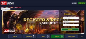 321CryptoCasino free spins no deposit bonus code