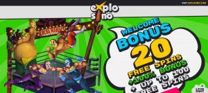 Explosino no deposit promo code free gratis