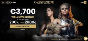 CasinoEmpire no deposit free spins bonus coupon