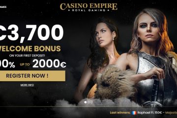 CasinoEmpire 200% up to 2000 EUR Velkomstbonus