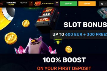 Winz Casino 300 Gratis spinn & 600 EUR bonuskode