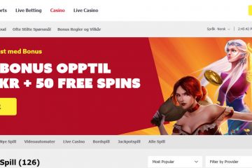 FunBet Casino 50 Gratis Spinn & 500 KR Sport Bonus Koden