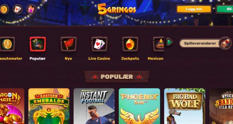 5Gringos gratis spinn uten innskudd casino
