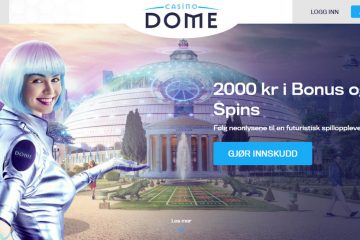 Casinodome 2000 kr i Bonus og 21 Gratis Spinn