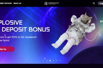 KosmonautCasino 150 Gratis spinn & up to 550 EUR Bonuses