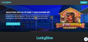 Luckydino gratis spinn uten innskudd bonus