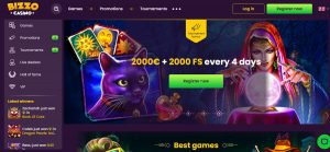 BizzoCasino no deposit bonus code gratis