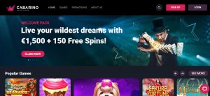 Cabarino casino no deposit bonus code free