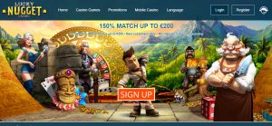 LuckynuggetCasino no deposit bonus code gratis