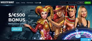 WestpointCasino no deposit bonus code gratis