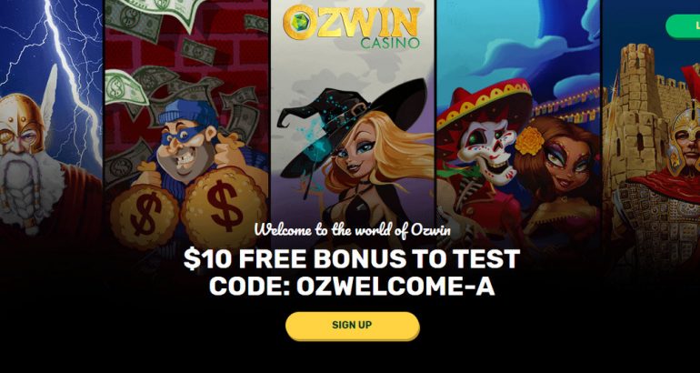 OzwinCasino free no deposit bonus code