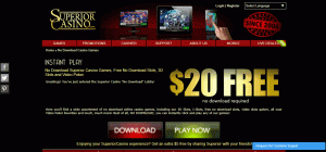 superiorcasino 50 usd no deposit free spins usa france code