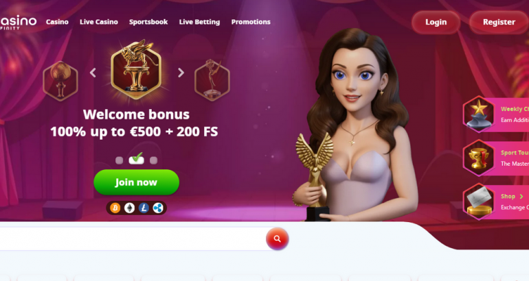 CasinoInfinity no deposit bonus code gratis