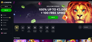 Lionspin no deposit bonus code free spins