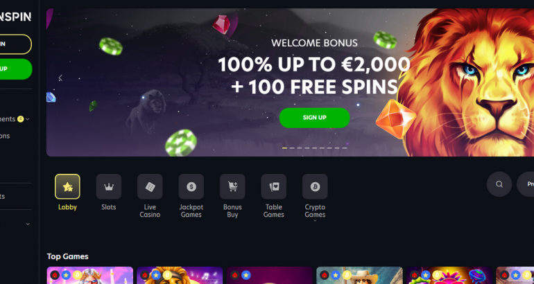 Lionspin no deposit bonus code free spins