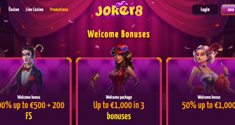 Joker8 no deposit bonus code gratis