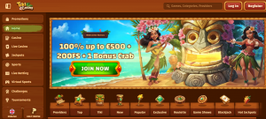 TikiCasino new casino free spins gratis